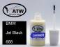 Preview: BMW, Jet Black, 668: 20ml Lackstift, von ATW Autoteile West.